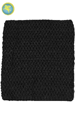 TOP ELASTICO TINTA UNITA NERO